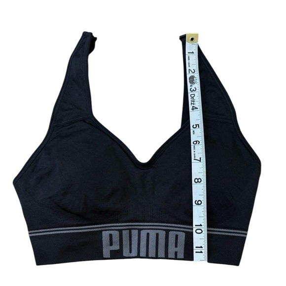 NWOT, PUMA, Seamless Sports Bra, Small, Black 🏃♀️➡️ - Picture 8 of 10